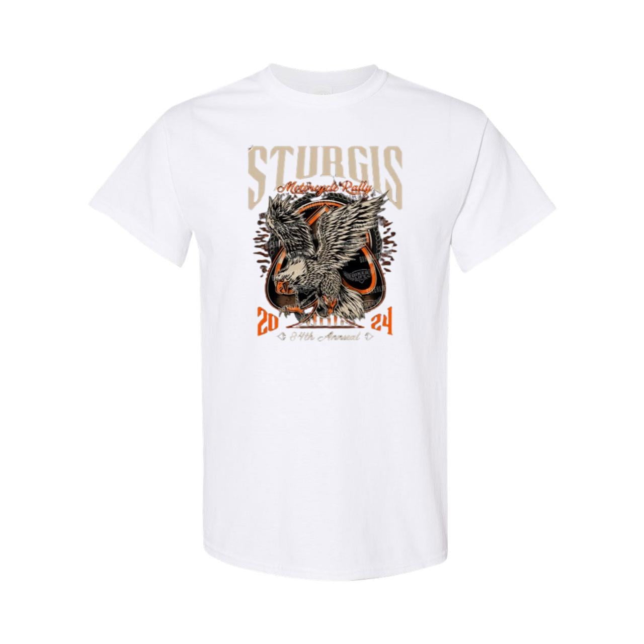 2024 Sturgis Motorcycle Rally Eagle of Spades TShirt