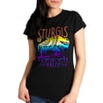 thumbnail image 1 of 2024 Sturgis Women's Buffalo Black Motorcycle Rally T-Shirt SPL1867 2X-Large, 1 of 2