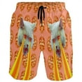 2024 Summer Hawaii Beach Shorts For Men Casual Fashiong 3D Print Leaf