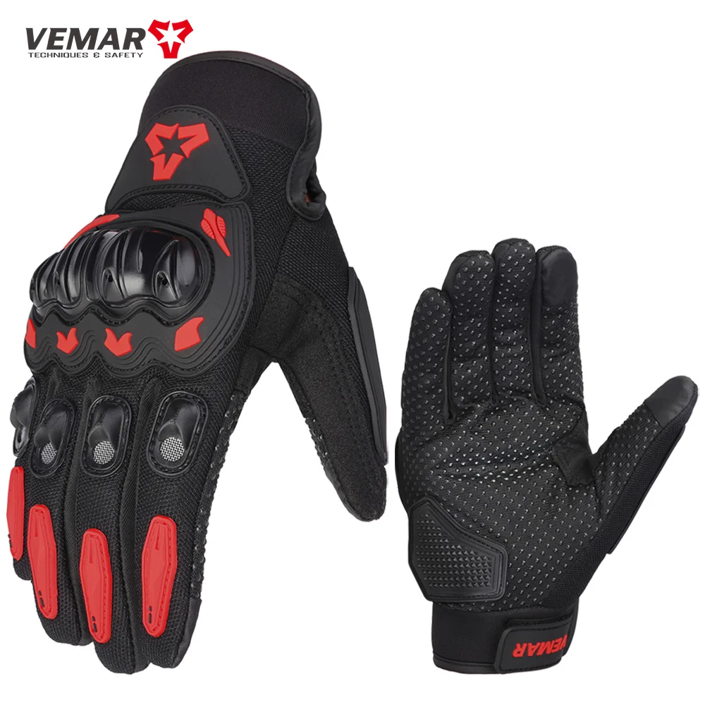 2024 Summer Men Motorcycle Gloves Hard Knuckle Touch Screen Motorbike Motocross Moto Biker Gloves Motorcycle Accessories M-XXL