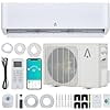 2024 Summer New 12,000 Btus Split Air Conditioner, Split AC/Heating System 23 SEER Split-System Air Conditioner Inverter, Cools Up to 750 Sq. Ft., Wall Mount Ductless Mini Split Unit.