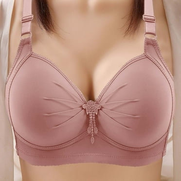 2024 Summer Savings! Bras for Womens,loopsun Women's Bra Soild Wire Free Underwear One-Piece Bra Everyday Small Cup Underwear