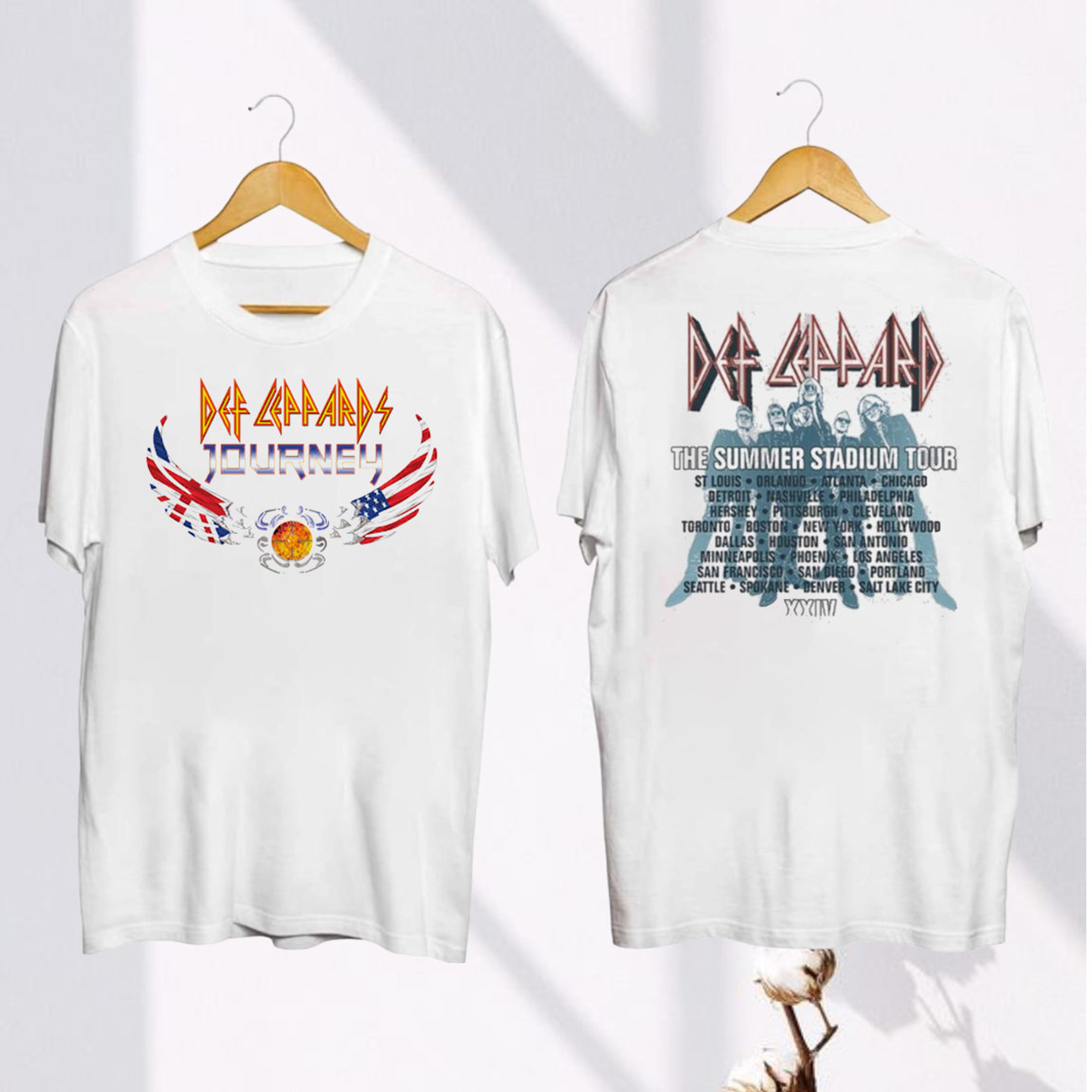 2024 Summer Stadium Tour Def Leppard And Journey Shirt, Def Leppard Fan