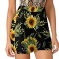 thumbnail image 1 of 2024 Sunflower Print Skirt Leaves and Flowers Y2K Casual Skirts Female Cute Mini Skirt Graphic Skort Clothes Birthday Gift, 1 of 7