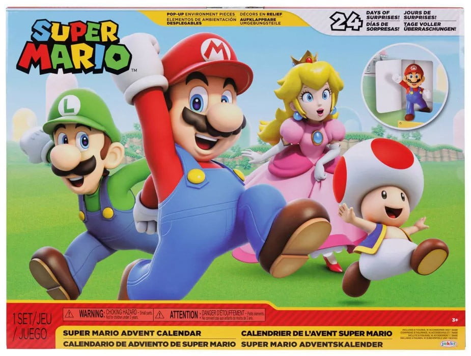スーパーマリオ アドベントカレンダー Nintendo 2024 Super Mario Advent Calendar for Kids - Walmart.com