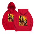 2024 Superhero Venom Hooded Pullover, Venom Print Winter Hoodies