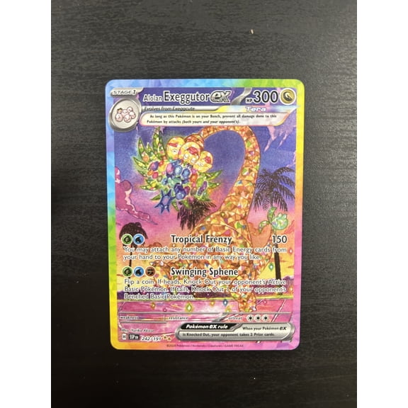 2024 Surging Sparks Alolan Exeggutor EX Holo Secret Rare SAR #242/191