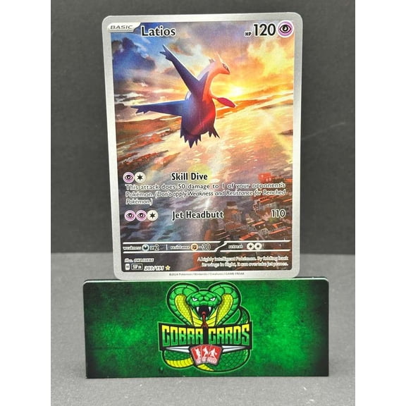 2024 Surging Sparks Latios Holo Secret Rare #203/191 Pokemon Trading Card (English)