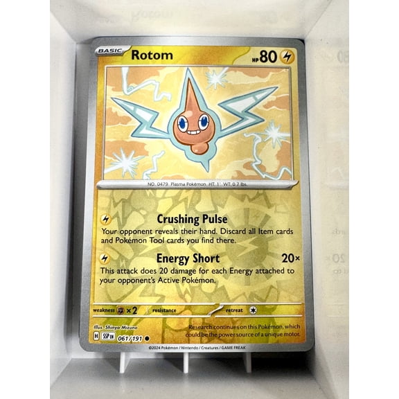 2024 Surging Sparks Rotom Reverse Holo #61/191