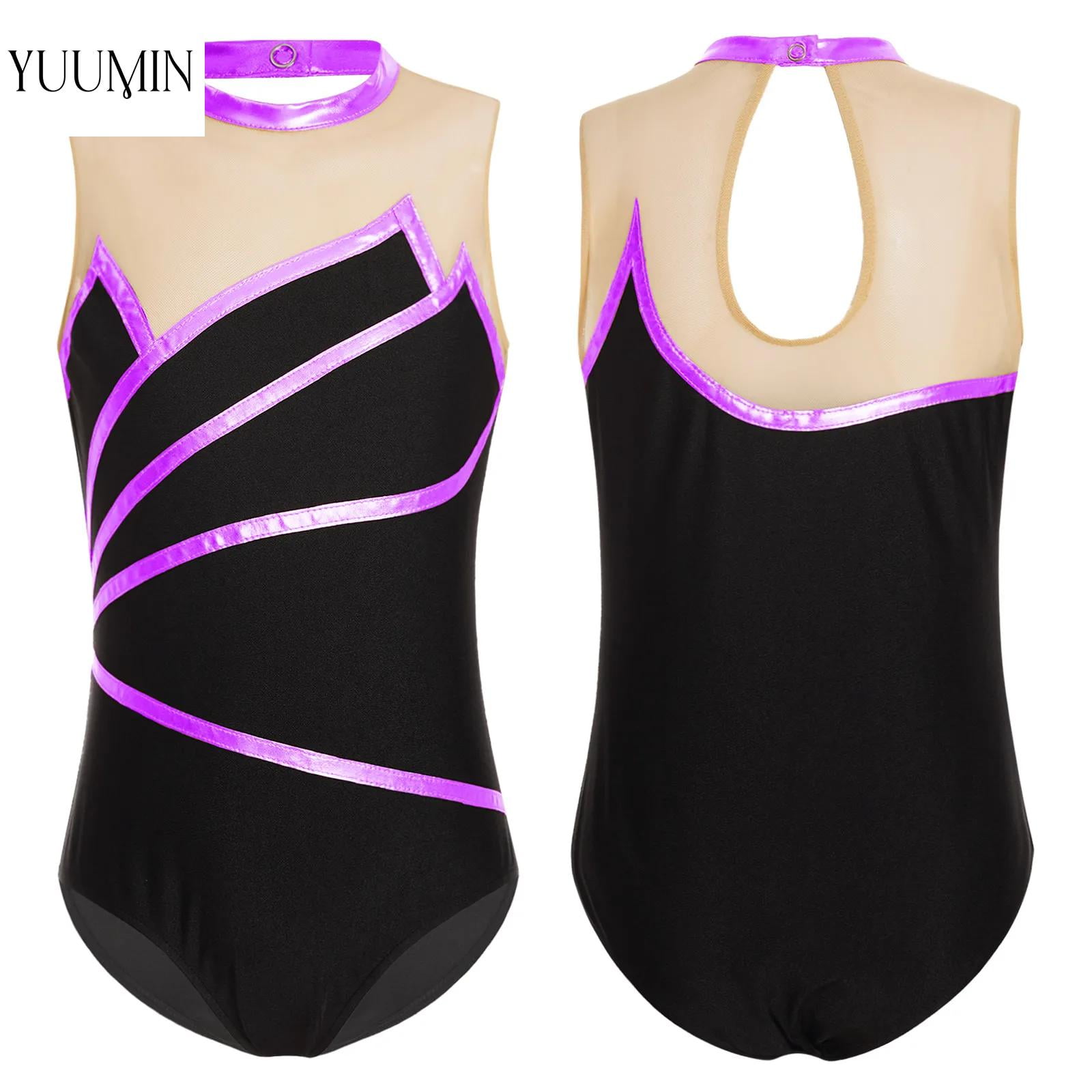 2024 Swimsuit Kids Girl One Pieces Leotard Gymnastics Girl Figure ...