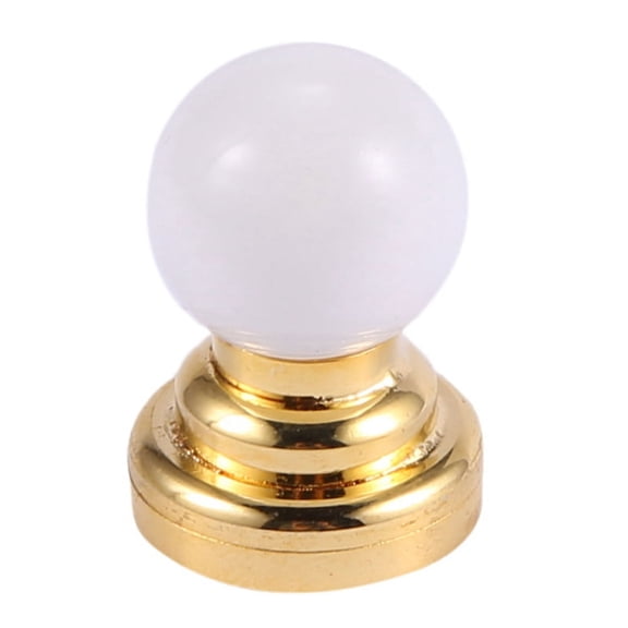 2024 TOP! 1:12 Dolls House Miniature Globe White Ceiling LED Light Lighting Lamp with Battery