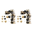 thumbnail image 1 of 242Pcs Gold Black Balloons Arch Garland Kit Gold Sequins Balloons for Wedding Graduation Birthday Christmas, 1 of 4