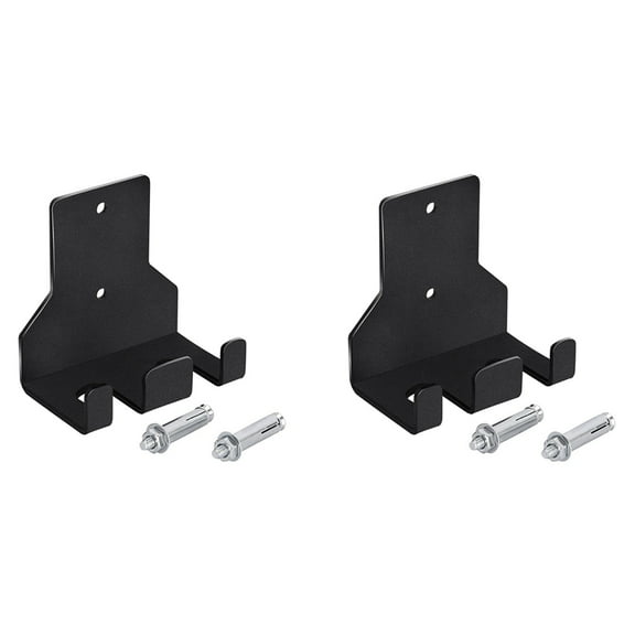 2024 TOP! 2X Double Barbell Storage, Vertical Hanging Barbell Rack, Wall Mounted Barbell Holder for Home Commercial Garage Gyms