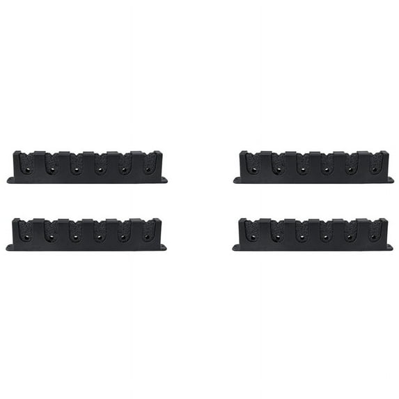 2024 TOP! 2X Fishing Horizontal Rod Rack Fishing Pole Holder Rod Bracket Wall Mount Modular for Garage Fishing 6 Rod Storage Tool