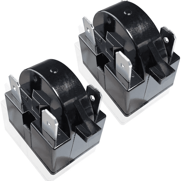 2024 TOP! 4x Replacement Part 3 Pin QP2-4.7/ QP2-4R7 4.7 Ohm Refrigerator PTC Start/ Relay for Most Mini Fridges