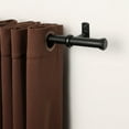 thumbnail image 1 of 2024 TOP! Ceiling Mounted Curtain Rod Brackets, Heavy Duty Bracket for 1 Inch Holder(Set of 2, Black), 1 of 4
