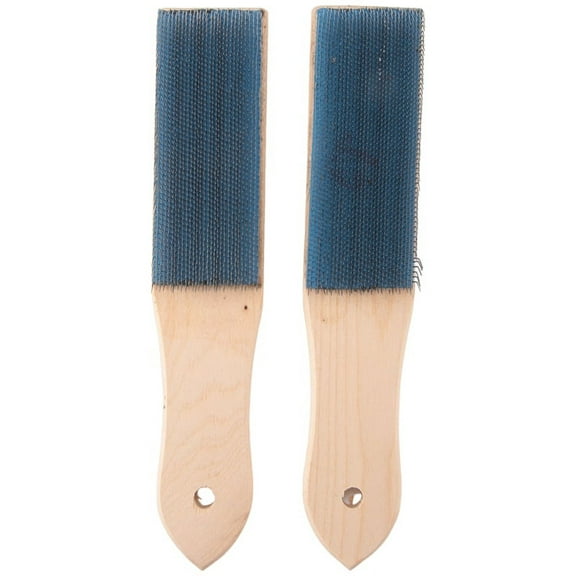 2024 TOP! File Card Brush Steel Cleaner Remove Chip Metal Bits Cleaning 8.26 Inch Length, 2 Pieces