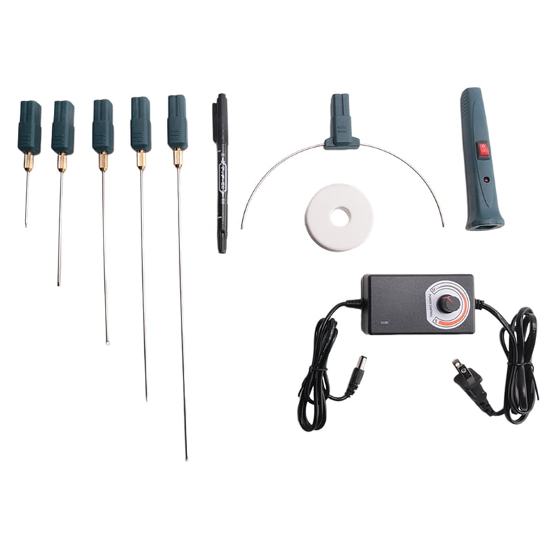 2024 TOP! Hot Wire Foam Cutter Kit with Temperature Controller,100-240V/24W Electric Cutting for Art Craft EVA CarvingUS Plug