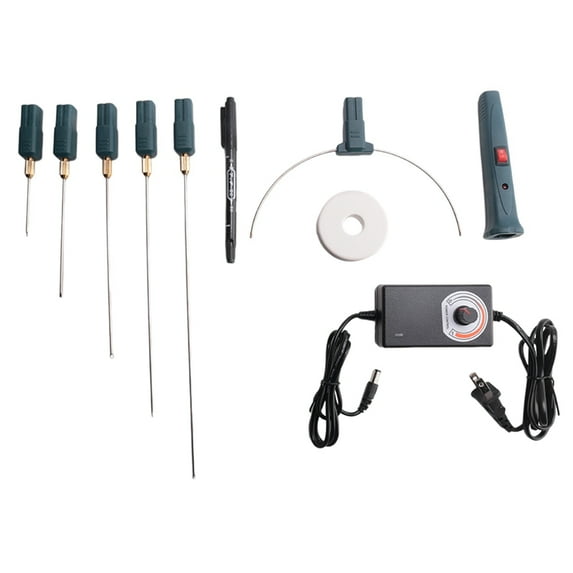 2024 TOP! Hot Wire Foam Cutter Kit with Temperature Controller,100-240V/24W Electric Cutting for Art Craft EVA CarvingUS Plug