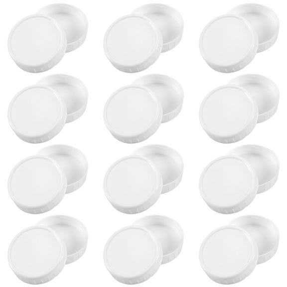 Regular Mouth Lids for Jar Lids Plastic Storage Caps for Canning Jars and More, Standard, Dia 70mm