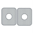 thumbnail image 1 of 2024 TOP! Silicone Sink Mat, 2 Pack Protectors for Kitchen with Center Drain, Folding Non-Slip Heat Mat, 1 of 4
