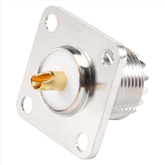 HOT! UHF SO-239 Female Jack Square Shape Solder Cup Coax Connector for Ham Radio
