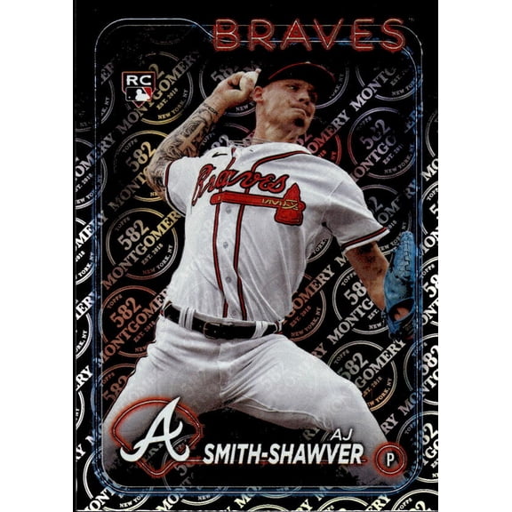 2024 TOPPS 582 MONTGOMERY CLUB #117 AJ SMITH-SHAWVER RC ATLANTA BRAVES