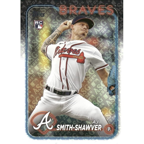 2024 TOPPS ALL-STAR FOIL #117 AJ SMITH-SHAWVER RC ATLANTA BRAVES