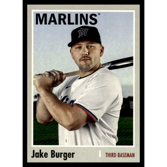 2024 TOPPS ARCHIVES #141 JAKE BURGER MIAMI MARLINS