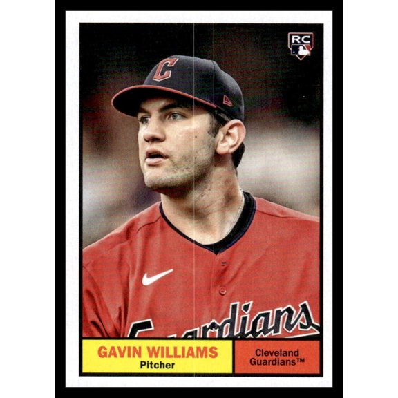 2024 TOPPS ARCHIVES #76 GAVIN WILLIAMS RC CLEVELAND GUARDIANS