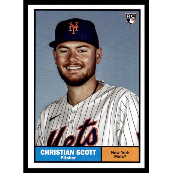 2024 TOPPS ARCHIVES #9 CHRISTIAN SCOTT RC NEW YORK METS