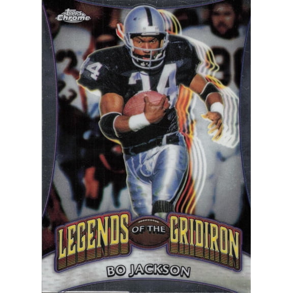 2024 TOPPS CHROME LEGENDS OF THE GRIDIRON #LOG-4 BO JACKSON LOS ANGELES RAIDERS