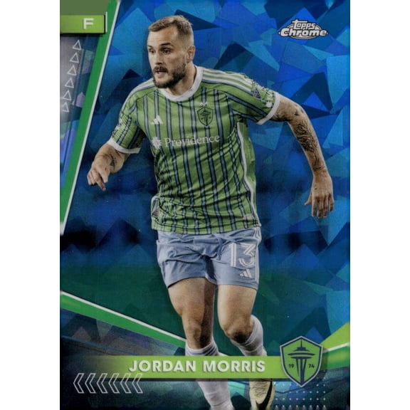 2024 TOPPS CHROME MLS SAPPHIRE EDITION #172 JORDAN MORRIS SEATTLE SOUNDERS FC