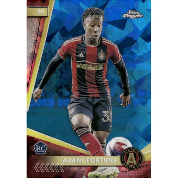 2024 TOPPS CHROME MLS SAPPHIRE EDITION #181 AJANI FORTUNE RC ATLANTA UNITED