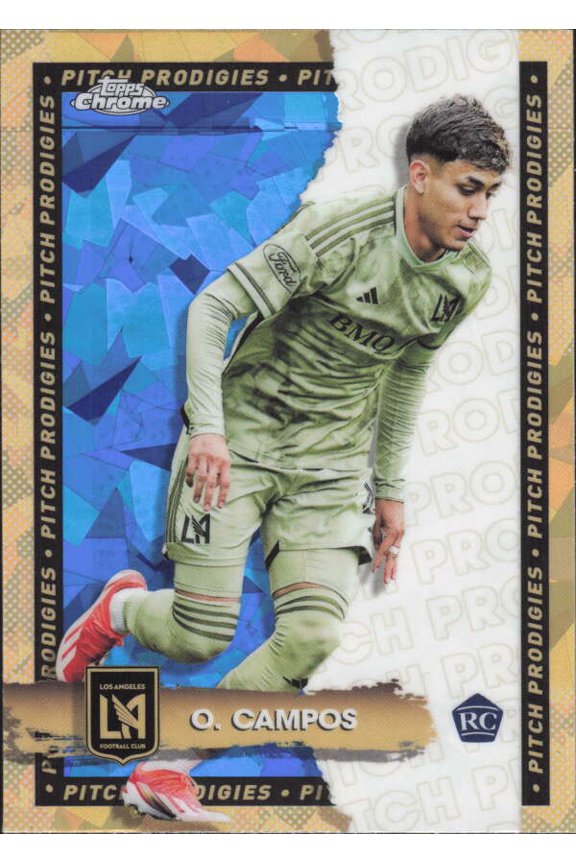 2024 TOPPS CHROME MLS SAPPHIRE EDITION #191 OMAR CAMPOS LAFC