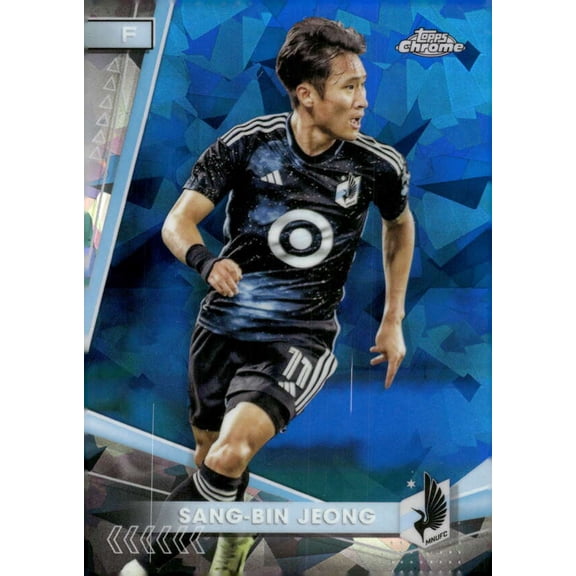 2024 TOPPS CHROME MLS SAPPHIRE EDITION #195 SANG-BIN JEONG MINNESOTA UNITED