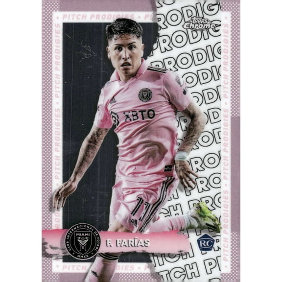 2024 TOPPS CHROME MLS SAPPHIRE EDITION #67 FACUNDO FARIAS INTER MIAMI CF