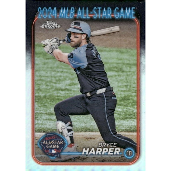 2024 TOPPS CHROME UPDATE ALL-STAR GAME REFRACTOR #ASGC-11 BRYCE HARPER PHILADELPHIA PHILLIES