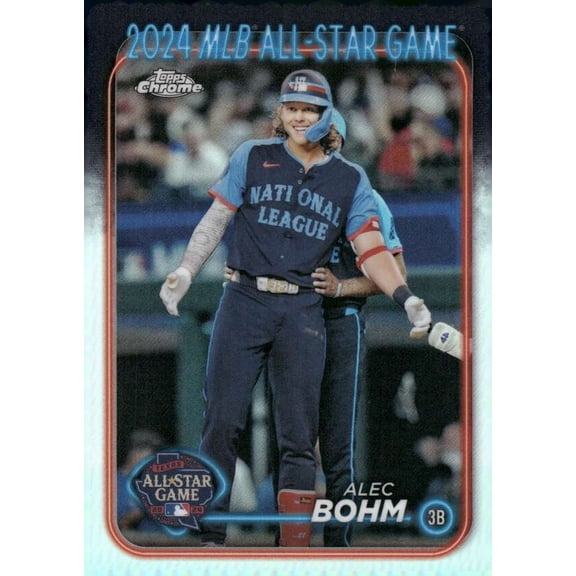 2024 TOPPS CHROME UPDATE ALL-STAR GAME REFRACTOR #ASGC-13 ALEC BOHM PHILADELPHIA PHILLIES