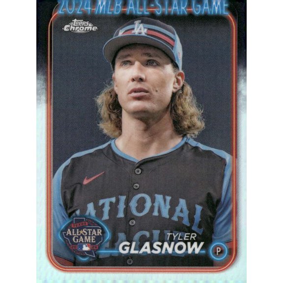 2024 TOPPS CHROME UPDATE ALL-STAR GAME REFRACTOR #ASGC-26 TYLER GLASNOW LOS ANGELES DODGERS
