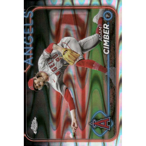 2024 TOPPS CHROME UPDATE REFRACTOR RAYWAVE #USC145 ADAM CIMBER LOS ANGELES ANGELS