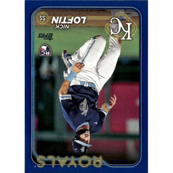 2024 TOPPS ROYAL BLUE #506 NICK LOFTIN RC KANSAS CITY ROYALS