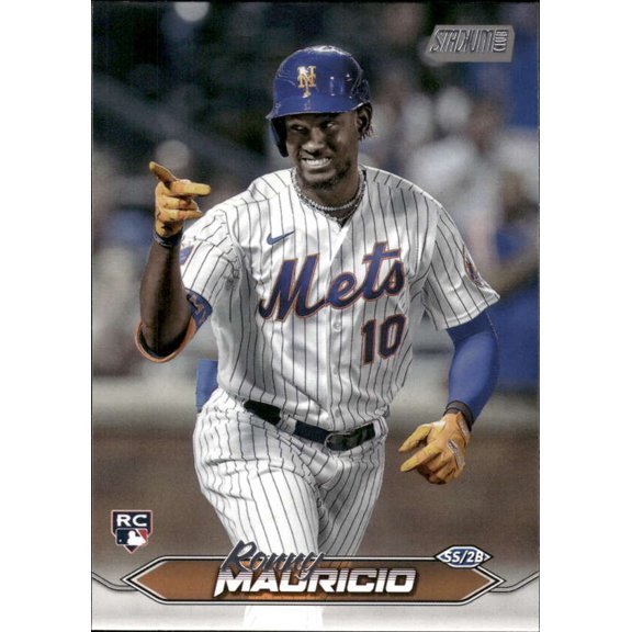 2024 TOPPS STADIUM CLUB #175 RONNY MAURICIO RC NEW YORK METS