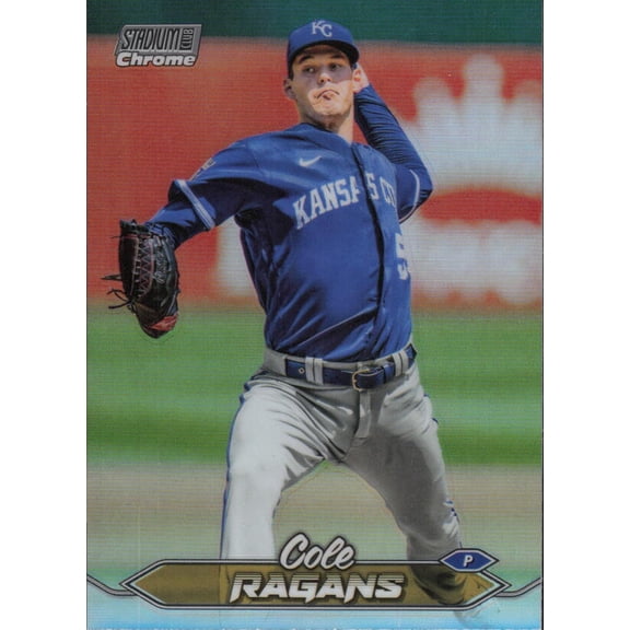 2024 TOPPS STADIUM CLUB CHROME REFRACTOR #199 COLE RAGANS KANSAS CITY ROYALS