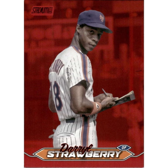 2024 TOPPS STADIUM CLUB RED FOIL #148 DARRYL STRAWBERRY NEW YORK METS