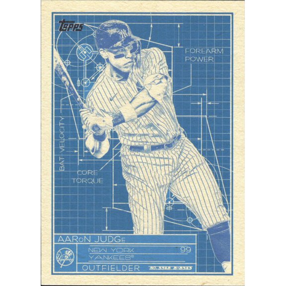 2024 TOPPS SUPERSTAR BLUEPRINT #SB-1 AARON JUDGE NEW YORK YANKEES