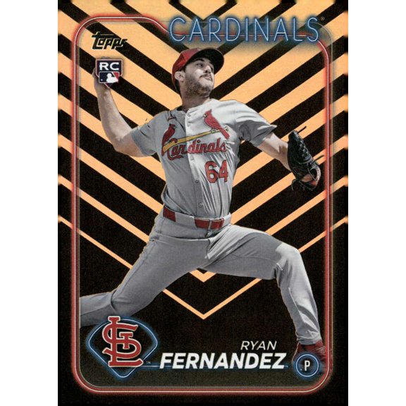 2024 TOPPS UPDATE HOLIDAY #US111 RYAN FERNANDEZ RC ST LOUIS CARDINALS