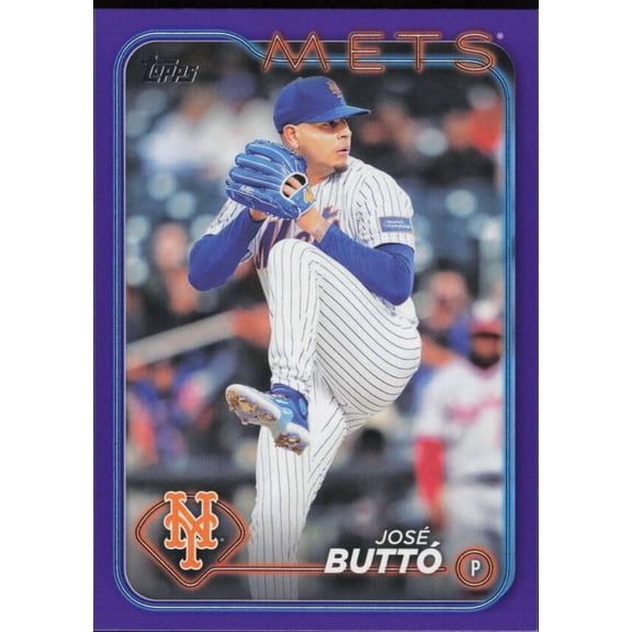 2024 TOPPS UPDATE PURPLE MEIJER EXCLUSIVE #US56 JOSE BUTTO NEW YORK METS