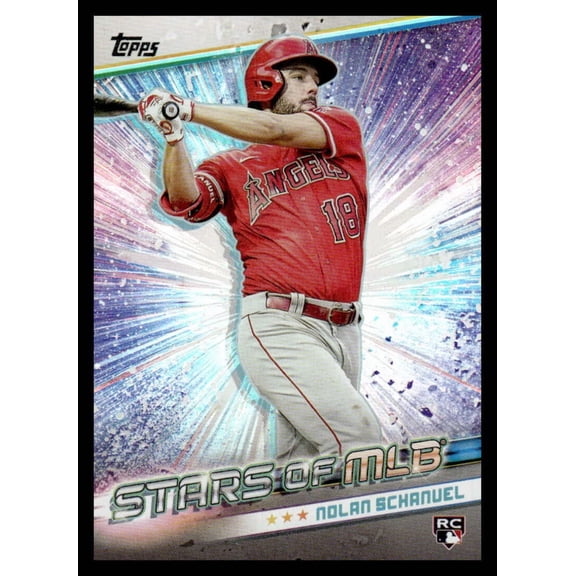 2024 TOPPS UPDATE STARS OF THE MLB #SMLB-73 NOLAN SCHANUEL LOS ANGELES ANGELS