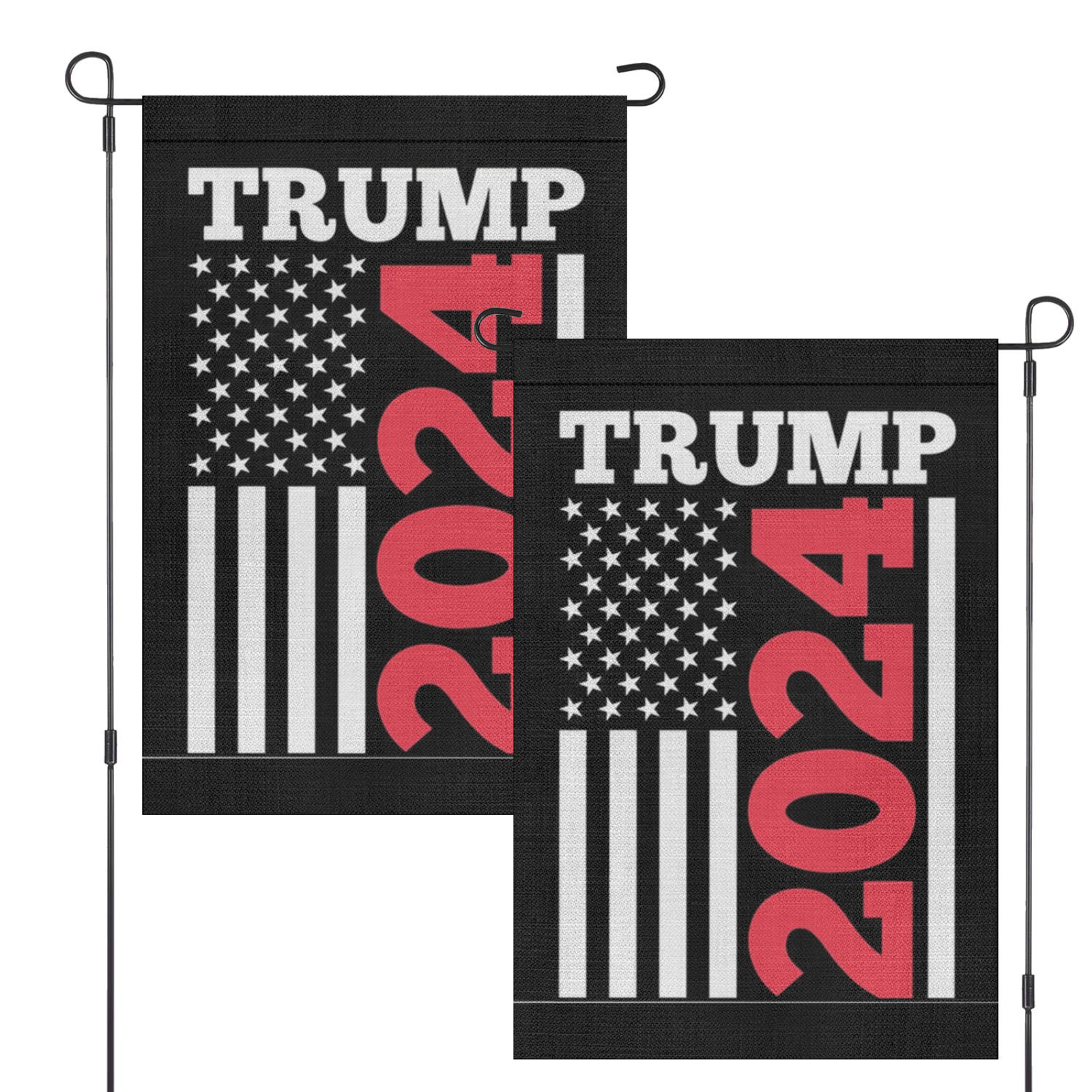2024 TRUMP MAGA 3layer garden flag (imitation hemp) Flags Outdoor